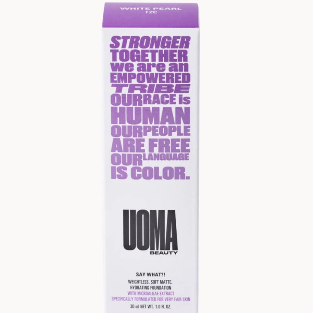 Uoma Beauty Say What?! Foundation White Pearl T1W
